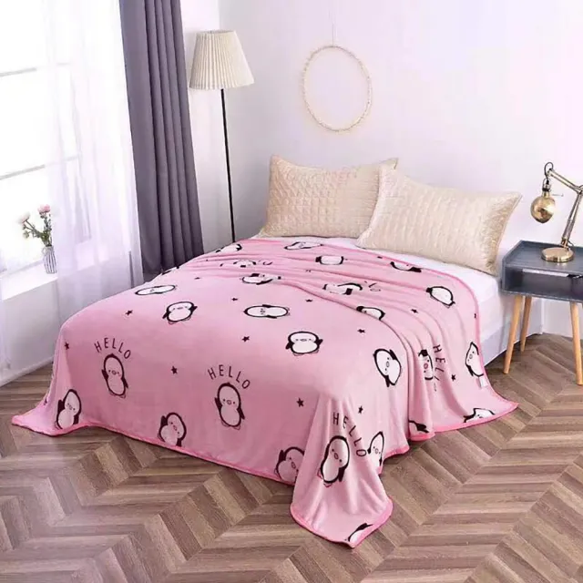 【BELLE VIE】專櫃厚邊加長版 保暖法蘭絨毯(150x210cm-多款任選)