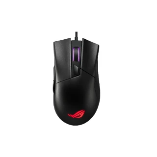 【ASUS 華碩】ROG Gladius II Core 輕量級光學 RGB 電競滑鼠