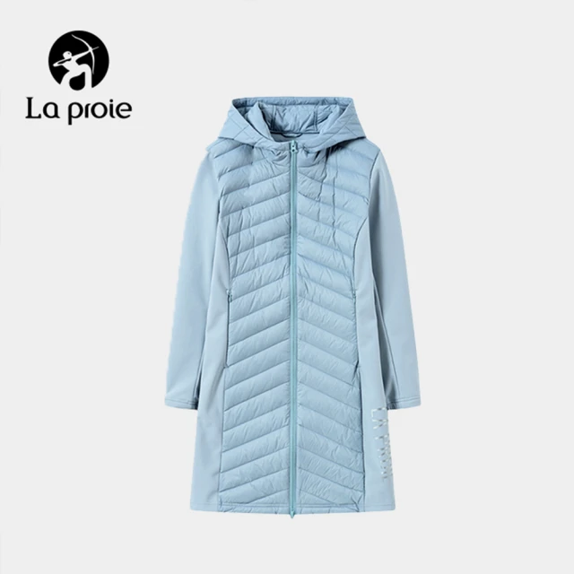 【La proie 萊博瑞】長板防潑水輕量保暖羽絨外套(冬天防潑水保暖羽絨外套)
