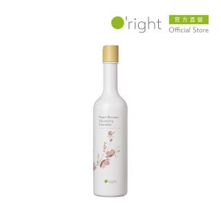 【O’right 歐萊德】桃花豐盈洗髮精400ml(豐盈蓬鬆)