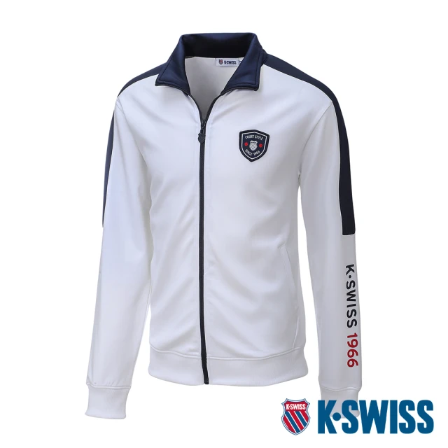 K-SWISSK-SWISS 運動外套 Panel Jacket-男-白(109143-100)