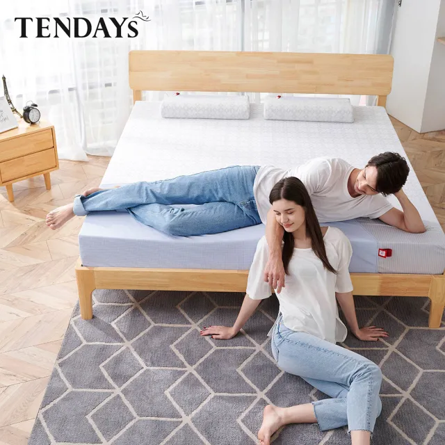 【TENDAYS】包浩斯紓壓床墊3.5尺加大單人(22cm厚 可兩面睡 記憶床)