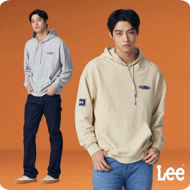 Lee 男裝 長袖帽T / 左胸H.D LEE 共2色 季節性版型(LB330013034 / LB330013848)