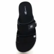 【G.P】d6系列 Q軟舒適雙帶厚底拖鞋 女鞋(黑色)