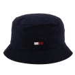 【Tommy Hilfiger】刺繡LOGO棉質中性漁夫帽(海軍藍)