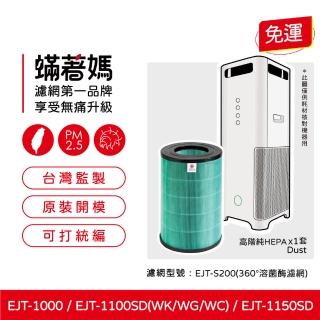 【著媽】HEPA濾網(適用 百慕達 BALMUDA 空氣清淨機 EJT-1100SD 1150SD S200 AirEngine)