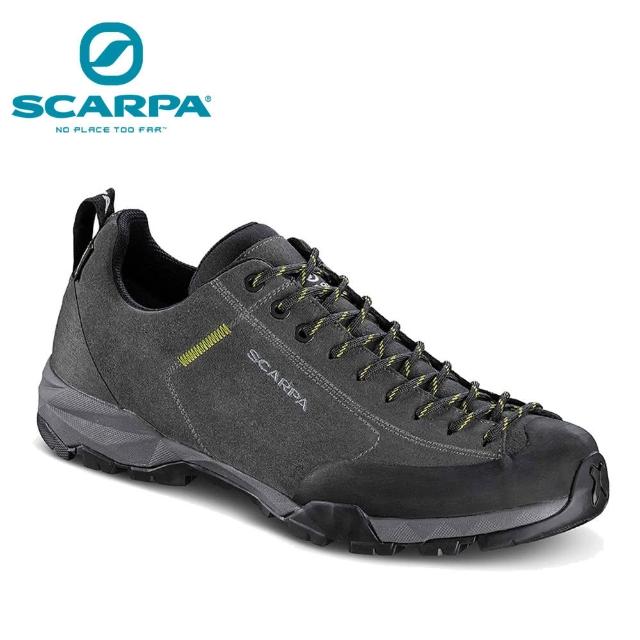【SCARPA】原廠貨 男 MOJITO TRAIL GTX 防水登山鞋/郊山鞋 鯊魚灰(63313200-Shark)