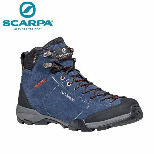 【SCARPA】原廠貨 男 MOJITO HIKE GTX 防水登山鞋/郊山鞋 藍色宇宙/奎寧(63311200-Blue Cosmo-Tonic)
