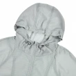 【YUANDONGLI 元動力】-O 細條紋理抽繩連帽修身輕薄外套(灰色；S-L；4223324907)