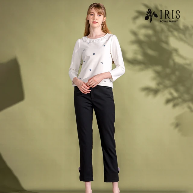 IRIS 艾莉詩 日系亞麻棉上衣-2色(42928)優惠推薦