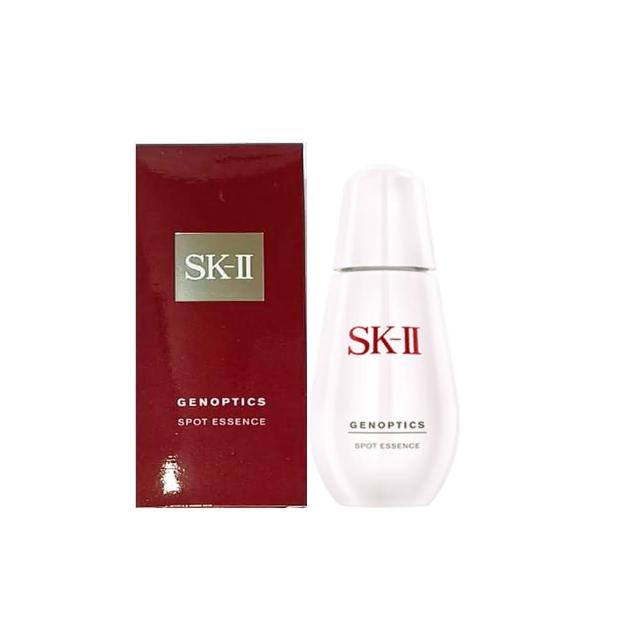 SK-II 超肌因阻黑淨斑精華 SK-II 超肌因阻黑淨斑精華,專為改善肌膚暗沉與黑色素問題設計。富含品牌標誌性的PITERA™成分,深入修護肌底,有效阻黑淨斑,提升膚色均勻度與透亮度。適合所有膚質,特別是膚色不均、曬斑或暗沉肌膚使用,讓肌膚煥發健康光采。