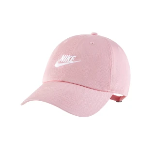 【NIKE 耐吉】Club Futura 中性 粉色 可調式 老帽 水洗 軟帽 運動 休閒 帽子 FB5368-690