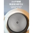 【GER 泰】316不鏽鋼大容量運動健身保溫壺1.6L(保冷/保溫/手提/泡茶/養生)