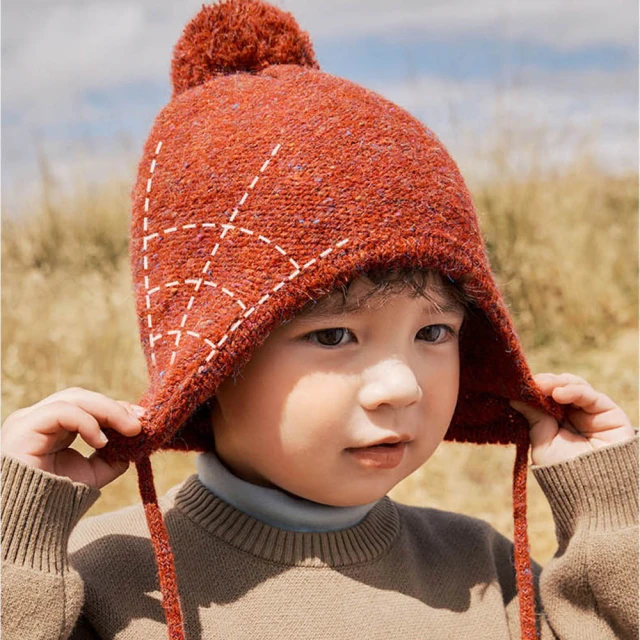 kocotree 保暖針織帽兩用圍巾(兒童)折扣推薦