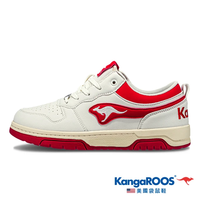 KangaROOS 男鞋 GLIDE 低筒復古籃球鞋 吸濕透