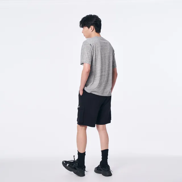 【5th STREET】男裝 短袖 短t 上衣 t恤 TEE logo 灰色(5A7011)