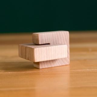 【eguchitoys】手眼協調教具 - ㄇ字扣(蒙特梭利 木製幼兒童玩具)