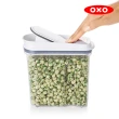 【OXO】好好倒一次擁有2件組(好好倒保鮮收納盒1.1L+1.5L)