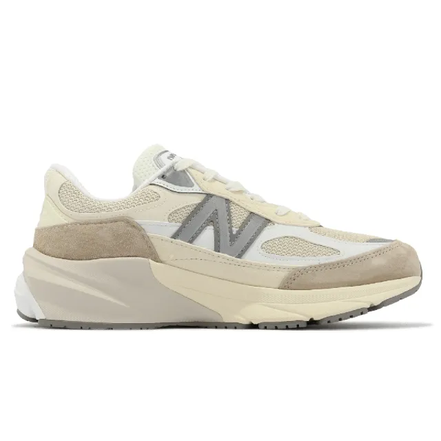 NEW BALANCE】休閒鞋990 V6 男鞋米白灰杏色美製麂皮拼接復古NB 紐巴倫