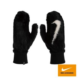 【NIKE 耐吉】手套 PLUSH KNIT 絨毛連指手套 共兩色