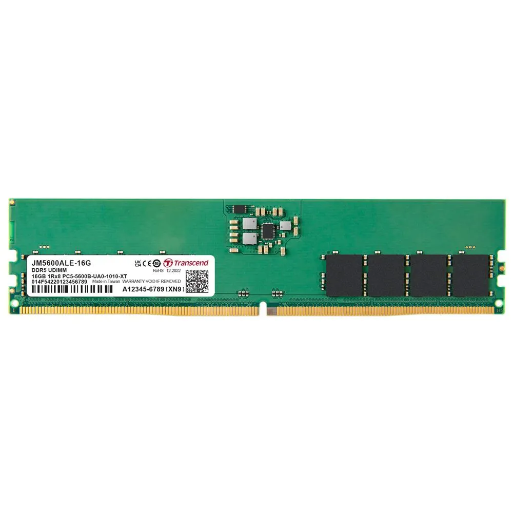 【Transcend 創見】JetRam DDR5 5600 32GB 桌上型記憶體(JM5600ALE-32G)