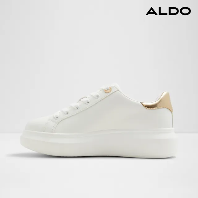 【ALDO】REIA-流行百搭款小白鞋-女鞋(白金)