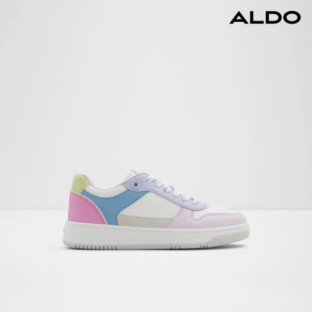 ALDO HALALIA-水鑽蝴蝶結裝飾繞帶跟鞋(粉色) 推