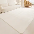 【凡尼塔】現代簡約羊羔絨地毯(160*230cm 北歐 仿羊絨 短毛 白色 保溫保暖 房間 客廳 床邊 臥室)