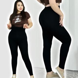 【LANNI 藍尼】★加厚彈性高腰大尺碼修身九分褲(長褲/內搭褲/保暖)