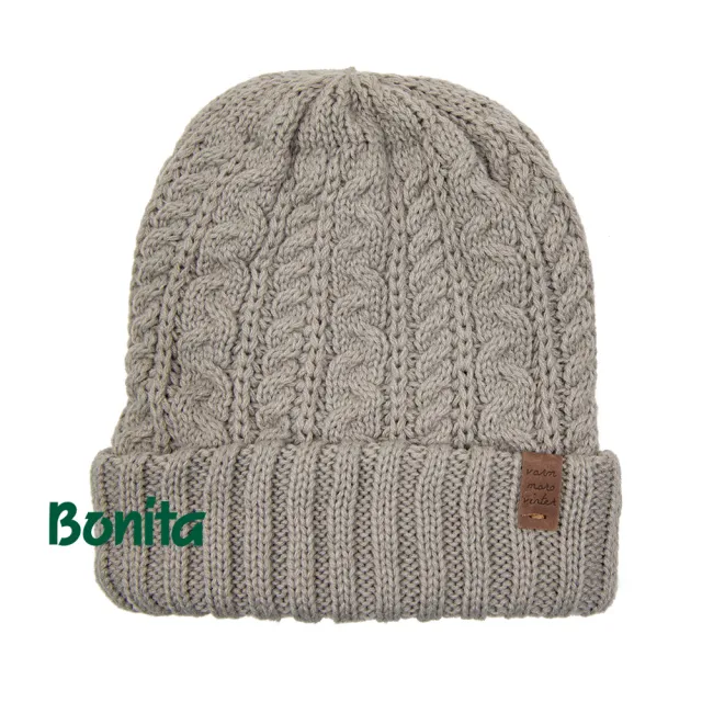 【Bonita 葆倪】日本進口 麻花雙面毛線帽-992-3502(日本進口手工雙面毛線帽)
