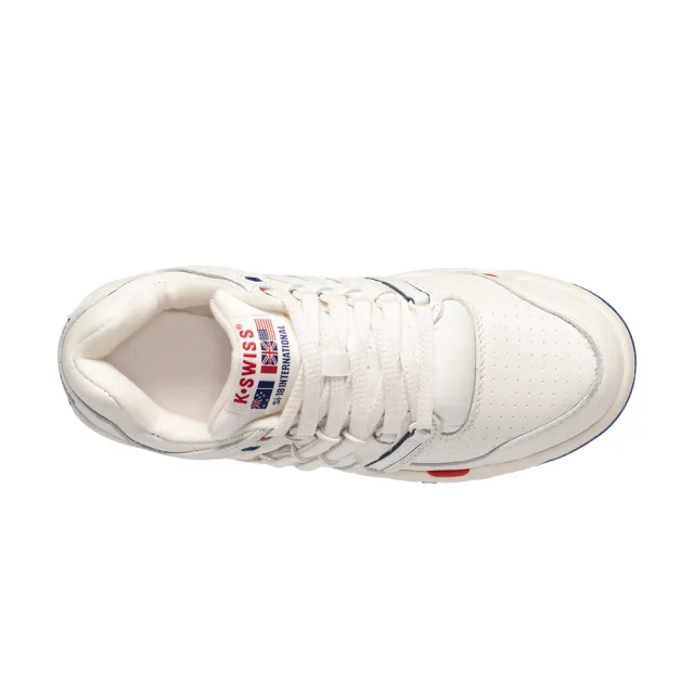 【K-SWISS】時尚運動鞋 Si-18 International-女-白/紅/藍(92656-105)