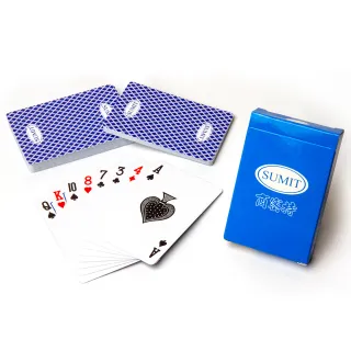 【商密特】PVC 藍色版 撲克牌(10盒入)