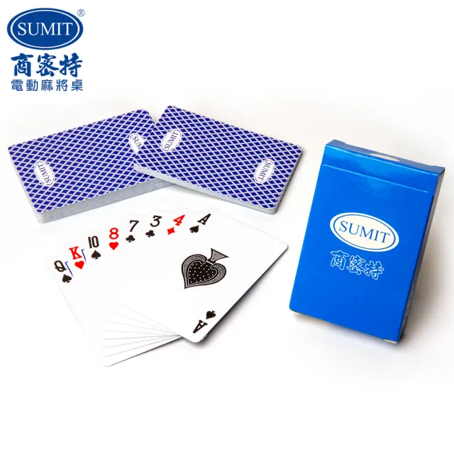 【商密特】PVC 藍色版 撲克牌(10盒入)