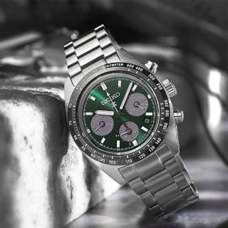 【SEIKO 精工】Prospex 熊貓錶 太陽能三眼計時手錶 520禮物 送禮(SSC933P1/V192-0AF0G)