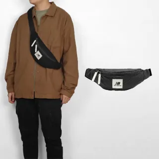 【NEW BALANCE】側背包 Shoulder Bag 黑 白 男女款 小包 腰包 NB(BGCBAF406BK)