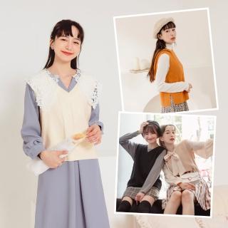 【OB 嚴選】包芯紗立體保暖針織背心(毛衣)