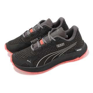 【PUMA】越野跑鞋 Fast-Trac Nitro GTX Wns 女鞋 黑 紅 防水 緩震 耐磨 運動鞋(377063-04)