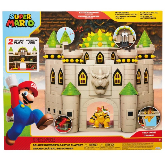 ToysRUs 玩具反斗城 基礎設定Nintendo任天堂 2.5吋庫巴城堡冒險組(男孩玩具)