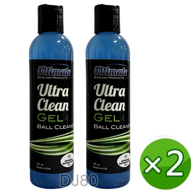 DJ80嚴選 美國Ultimate Ultra Clean Gel Ball Cleaner 保齡球專用 凝膠清潔劑8 oz(超值2入組)