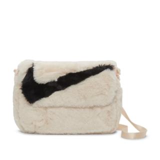 【NIKE 耐吉】側揹包 斜揹包 小包 運動包 W NSW FUTURA 365 FX FUR CROSSB 白 FB3048-838