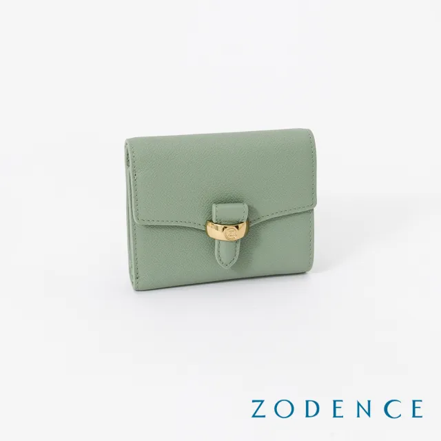 【ZODENCE 佐登司】RING進口真皮簡式短夾(多色)