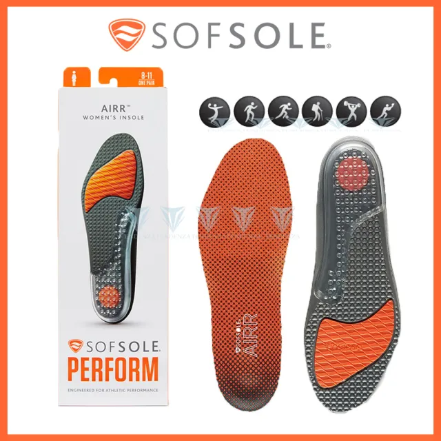 【SOFSOLE】AIRR 氣墊式鞋墊 S5710(氣墊鞋墊/透濕/舒適)