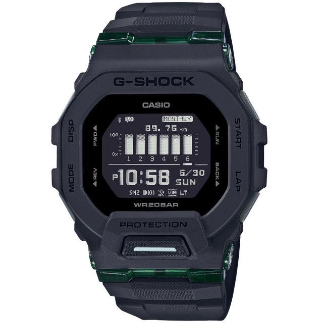 【CASIO 卡西歐】G-SHOCK 藍芽連線 都市街頭風格電子腕錶 開學季 禮物 送禮(GBD-200UU-1)