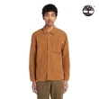 【Timberland】男款棕色襯衫外套(A5QRZ932)