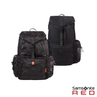 【Samsonite RED】ABBEY 潮流戶外休閒輕量多功能翻蓋後背包/登山包(多色可選)