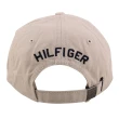 【Tommy Hilfiger】繡線大英文字母旗標棒球帽(淺卡其)