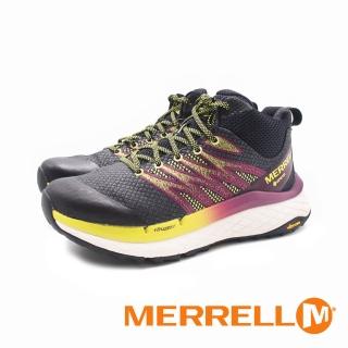 【MERRELL】女 RUBATO MID GTX 防潑水戶外輕量緩震越野鞋 女鞋(彩黑)