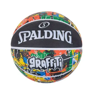 【SPALDING】SP 塗鴉系列 彩虹 橡膠 #7 籃球(7號球)