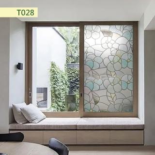 【Homemake】45*200cm DIY彩繪自黏玻璃窗貼-1入 GH-T028(防曬/遮陽/玻璃貼/保護隱私/美化佈置)
