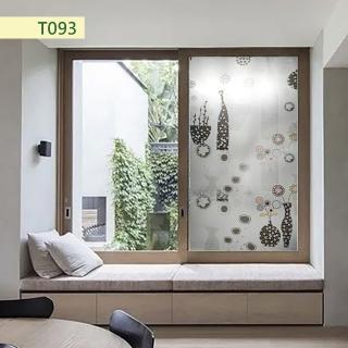 【Homemake】45*200cm DIY彩繪自黏玻璃窗貼-1入 GH-T093(防曬/遮陽/玻璃貼/保護隱私/美化佈置)